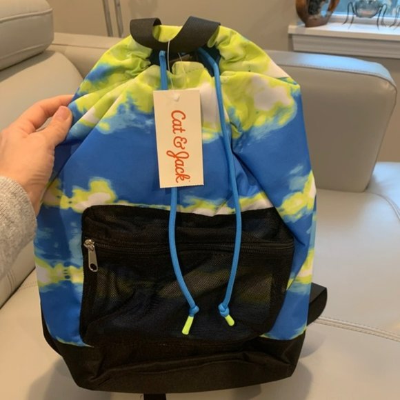 ✨Cat & Jack (NWT) Drawstring Top Bag Backpack✨ - Picture 2 of 5